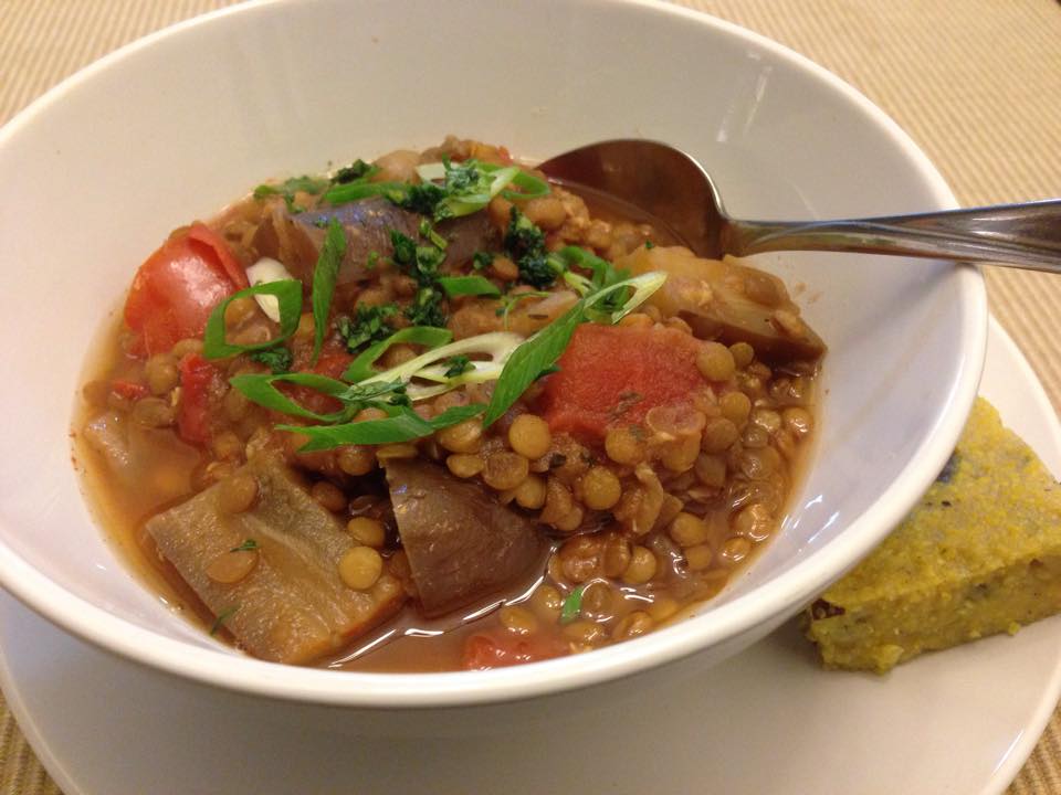 lentil eggplant stew